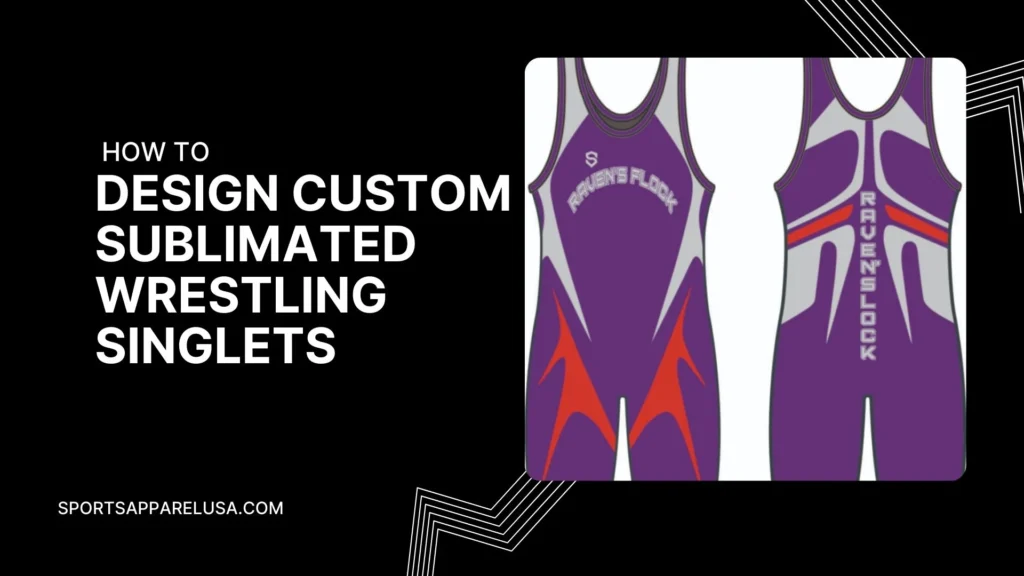 Design Custom Sublimated Wrestling Singlets