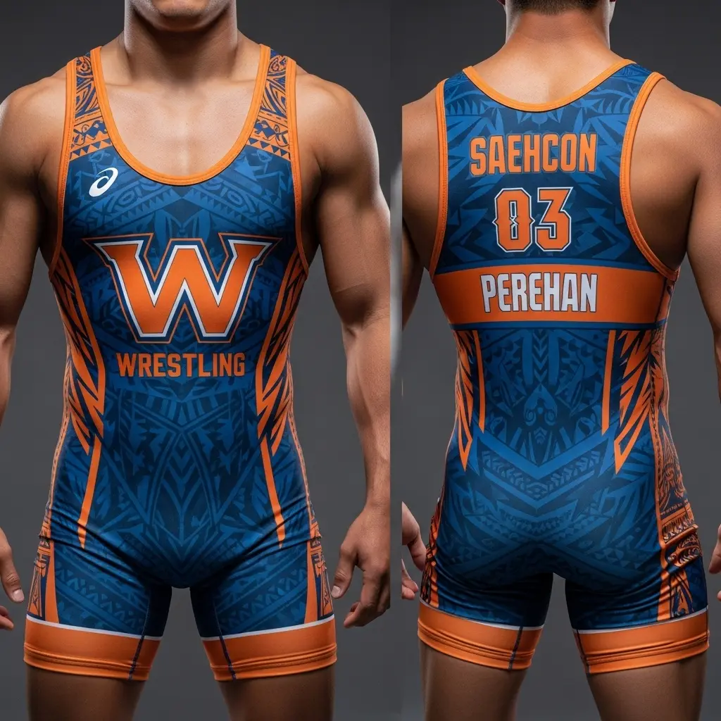 Design Your Teams Custom Wrestling Singlets