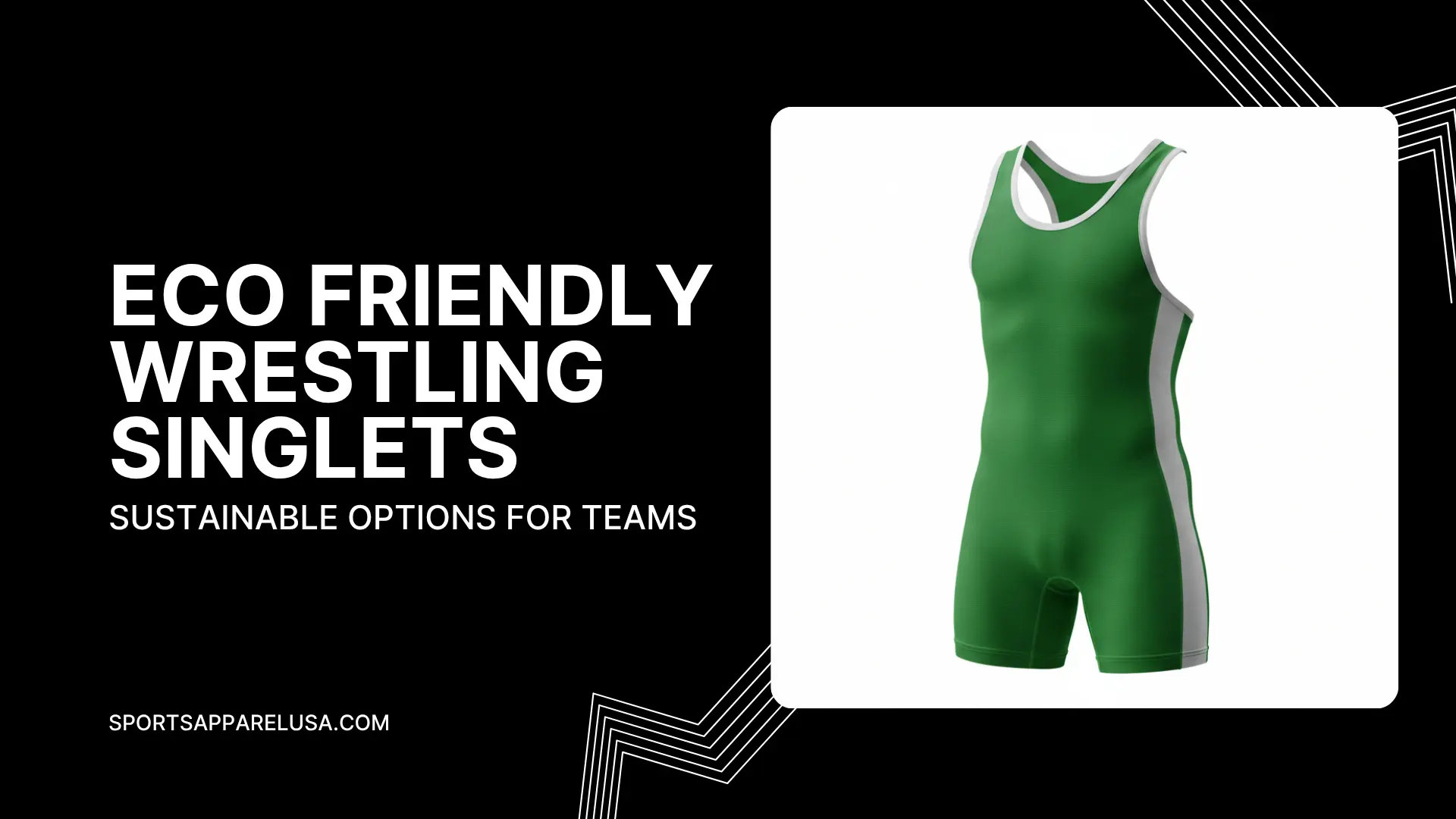 Eco Friendly Wrestling Singlets: Sustainable options for Teams